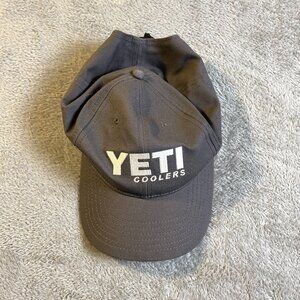 Yeti Coolers Men's Low Profile Hat Snaplock Cap Adjustable Gray Gorpcore Outdoor